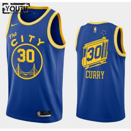 Kinder NBA Golden State Warriors Trikot Stephen Curry 30 Nike 2020-2021 Hardwood Classics Swingman